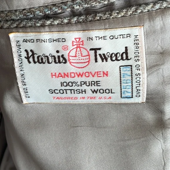 Harris Tweed Scottish wool sportcoat